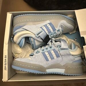 Adidas Bad Bunny Forum J in Blue and White
